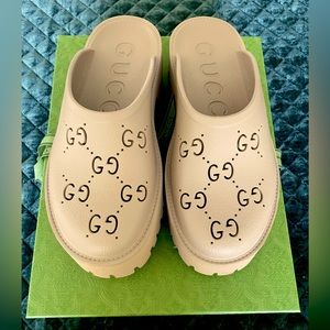Gucci Authentic Elea Platform Clogs
